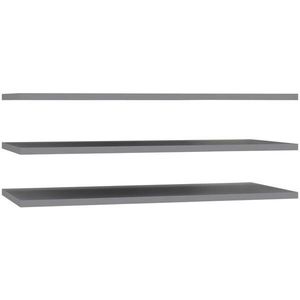 Carryhome SADA VKLÁDACÍCH POLIC, šedá, 97, 8/2, 2/42 cm obraz