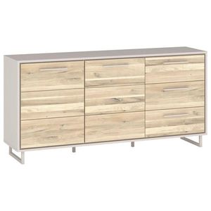 Livetastic KOMODA, dub, kašmírová, dub bianco, 163/79/40 cm obraz