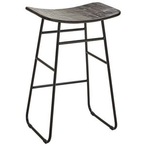 Carryhome BAROVÁ ŽIDLE, černá, tmavě hnědá obraz