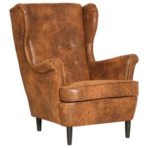 Niels Andersson KŘESLO UŠÁK, dřevo, textil, karton, kompozitní dřevo, hnědá obraz