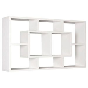 MID.YOU NÁSTĚNNÝ REGÁL, bílá, 85/47, 5/16 cm obraz