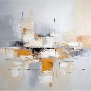 OBRAZ NA KOVU, abstraktní, 50/50/2 cm obraz