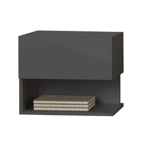 MID.YOU NOČNÍ STOLEK K POSTELI, antracitová, 44/37/40 cm obraz