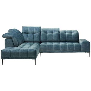 Stylife ROHOVÁ SEDAČKA, textil, modrá obraz