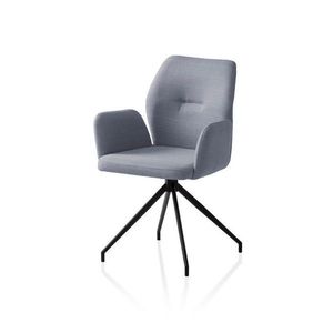 Livetastic ŽIDLE S PODRUČKAMI, tkaná látka, tmavě šedá obraz