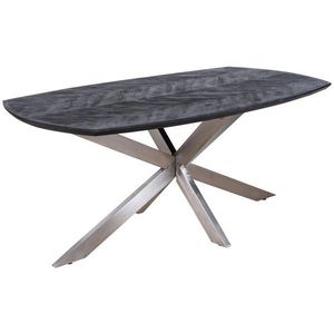 MID.YOU JÍDELNÍ STŮL, mangové dřevo, černá, 180/100/76 cm obraz