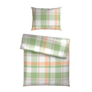 Esposa OBOUSTRANNÉ POVLEČENÍ, satén, zelená, 140/200 cm obraz