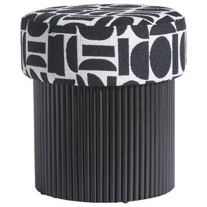 MID.YOU TABURET, textil, kompozitní dřevo, 40/43/40 cm obraz