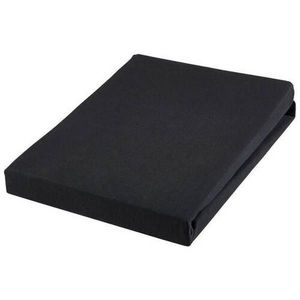 Novel PROSTĚRADLO NA VRCHNÍ MATRACI, žerzej, černá, 180/200 cm obraz