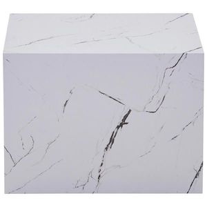 MID.YOU ODKLÁDACÍ STOLEK, bílá obraz