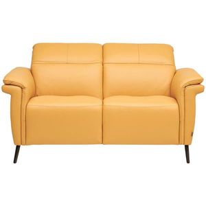 Belluti DVOUMÍSTNÁ POHOVKA, curry žlutá, pravá kůže obraz