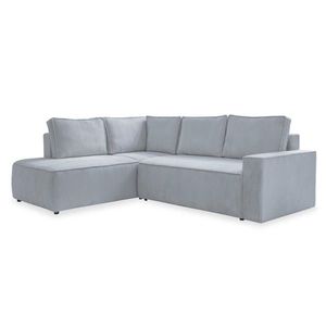 MID.YOU ROHOVÁ SEDAČKA, textil, světle šedá obraz