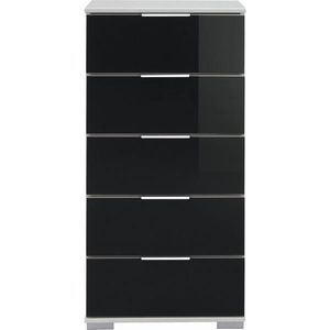 Carryhome KOMODA, černá, 49/102/41 cm obraz