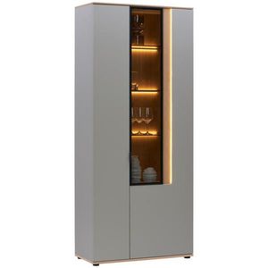 Dieter Knoll VITRÍNA, barvy dubu, světle šedá, 93, 2/213, 1/42 cm obraz