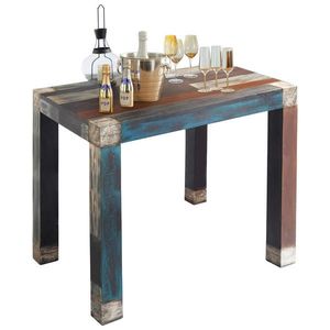 Livetastic BAROVÝ STŮL, akácie, mangové dřevo, vícebarevná, 110/70/105 cm obraz