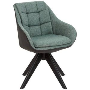 Landscape ŽIDLE S PODRUČKAMI, tkaná látka, mikrovlákno, antracitová, zelená, černá obraz