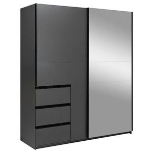 MID.YOU ŠATNÍ SKŘÍŇ S POSUVNÝMI DVEŘM, barvy grafitu, 175/205/61, 5 cm obraz