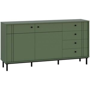 Carryhome ŠIROKÁ KOMODA, zelená, 160, 2/81, 8/37 cm obraz