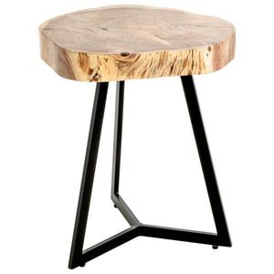 ODKLÁDACÍ STOLEK, akácie, černá, barvy akácie obraz