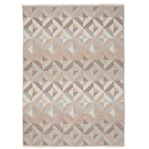 Novel KOBEREC TKANÝ NA PLOCHO, 120/170 cm, šedá, béžová obraz