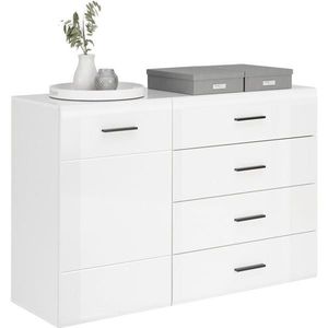 Hom`in KOMODA, antracitová, bílá, 126/84, 6/41, 6 cm obraz