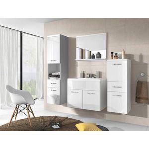 P & B KOUPELNA vysoce lesklá bílá, bílá obraz