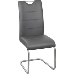 Xora HOUPACÍ ŽIDLE, šedá, barvy nerez oceli obraz