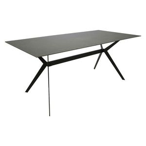 Hom`in JÍDELNÍ STŮL, šedá, černá, 180/90/75 cm obraz