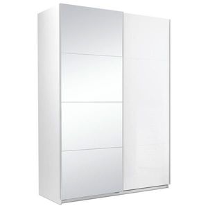 MID.YOU ŠATNÍ SKŘÍŇ S POSUVNÝMI DVEŘM, bílá, 150/210/62 cm obraz