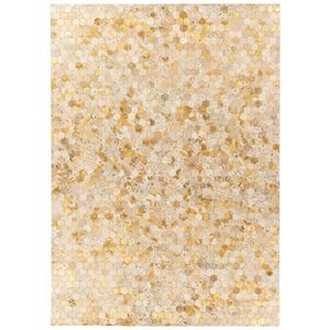 KOŽENÝ KOBEREC, 160/230 cm, barvy zlata obraz