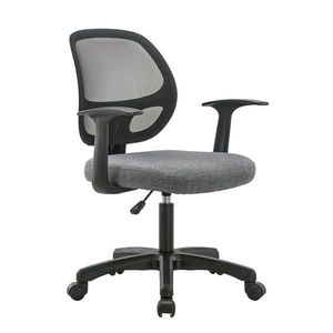 Xora OTOČNÁ ŽIDLE, síťovina, tkaná látka, šedá, černá obraz