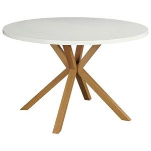 MID.YOU JÍDELNÍ STŮL, bílá, 120/120/76 cm obraz