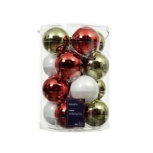 SADA VÁNOČNÍCH KOULÍ 16 ks obraz