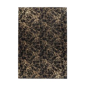 KOBEREC TKANÝ NA PLOCHO, 80/150 cm, černá, barvy zlata obraz