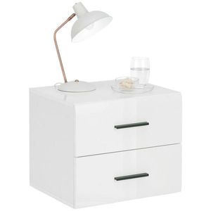 Hom`in NOČNÍ STOLEK, bílá, 50/42, 8/41, 6 cm obraz