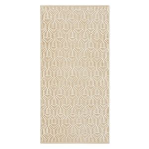 Cawoe RUČNÍK, 50/100 cm, přírodní barvy, barvy zlata, lesní zelená obraz