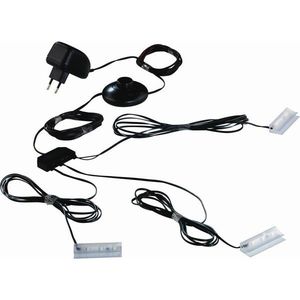 OSVĚTLENÍ SKLENĚNÝCH POLIC obraz