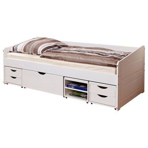 MID.YOU POSTEL S ÚLOŽNÝM PROSTOREM, 90/200 cm bílá obraz