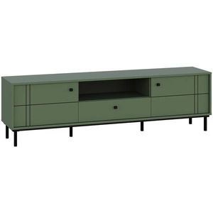 Carryhome NÍZKÁ KOMODA, zelená, 170/49, 2/37 cm obraz