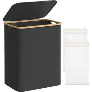 KOŠ NA PRÁDLO, černá obraz