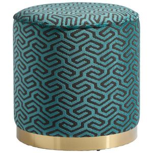 MID.YOU TABURET, textil, kompozitní dřevo, 40/42/40 cm obraz