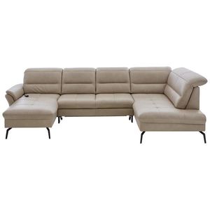 Beldomo Premium SEDACÍ SOUPRAVA, kůže, béžová obraz