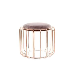 ODKLÁDACÍ STOLEK, purpurová, měděné barvy obraz