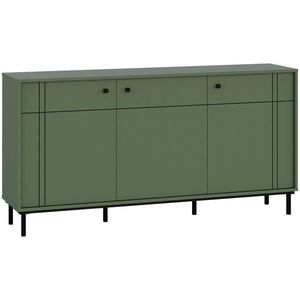 Carryhome ŠIROKÁ KOMODA, zelená, 160, 2/81, 8/37 cm obraz