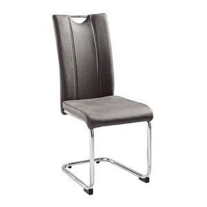 Ti'me HOUPACÍ ŽIDLE, barvy chromu, tmavě šedá obraz