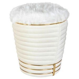 MID.YOU TABURET, textil, 42/50 cm obraz