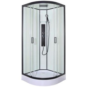 Sanotechnik SPRCHOVÝ KOUT černá, průhledné obraz