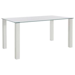 MID.YOU JÍDELNÍ STŮL, bílá, 90/160/76 cm obraz