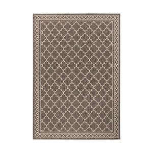 KOBEREC TKANÝ NA PLOCHO, 80/150 cm, hnědá, krémová obraz