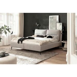 MID.YOU ČALOUNĚNÁ POSTEL, 180/200 cm, krémová, černá obraz